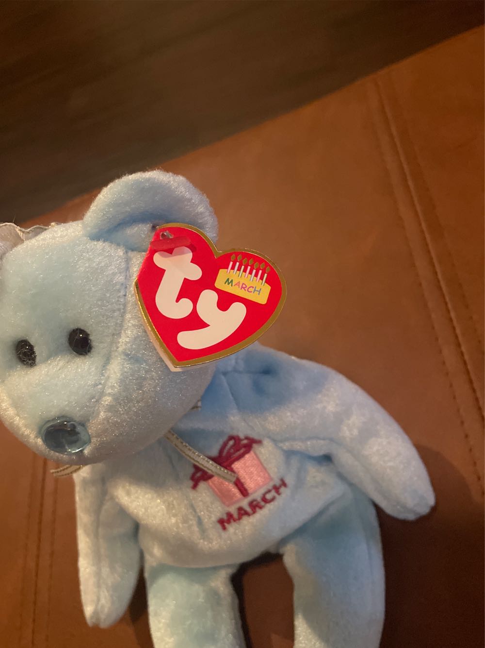 March The Birthday Bear (w/ Hat)  (United States) plush collectible [Barcode 008421045549] - Main Image 2