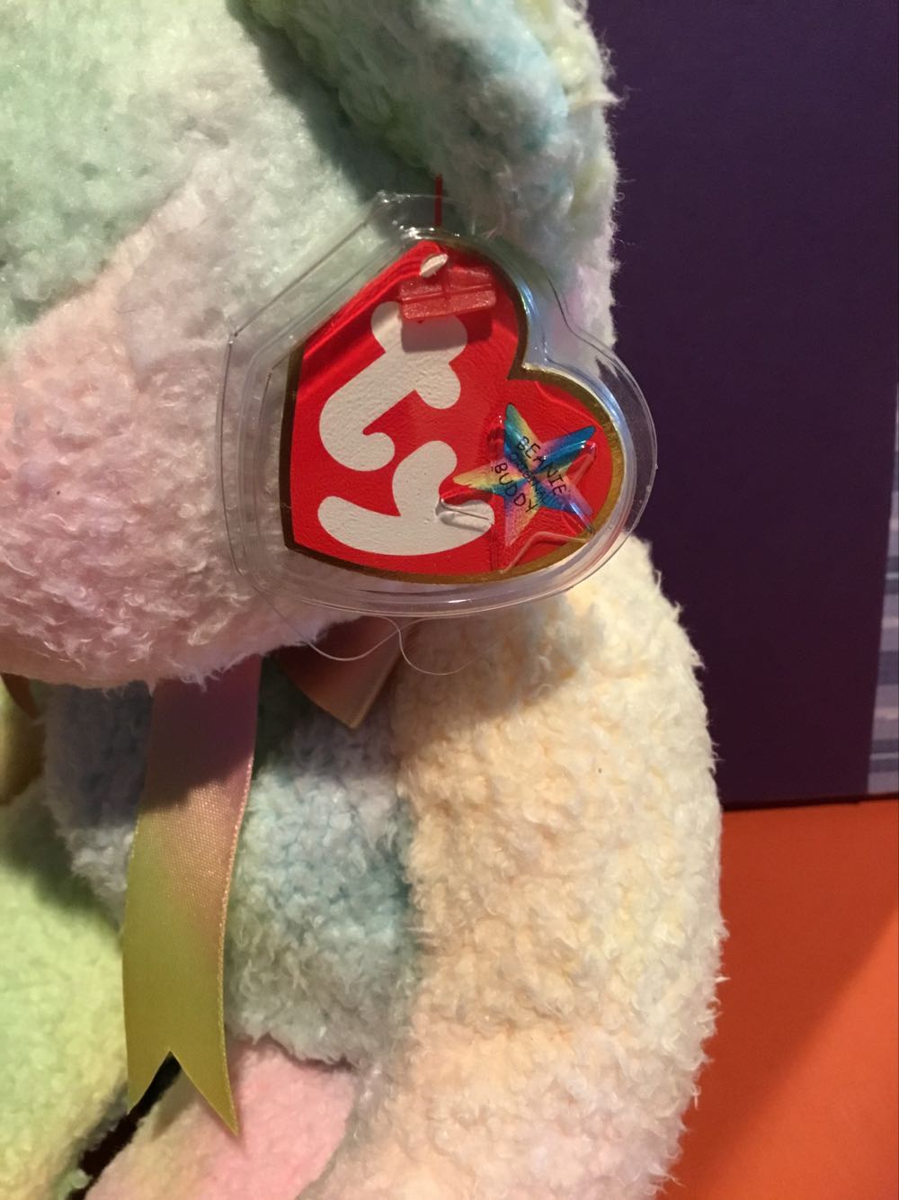 Groovy The Bear - Beanie Buddy  (United States) plush collectible [Barcode 008421093458] - Main Image 3