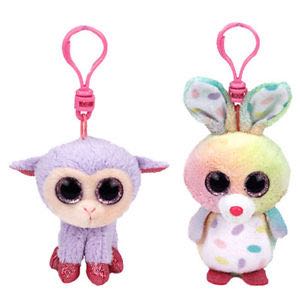 Swirls The Bunny (Basket Keyclip)  plush collectible [Barcode 008421350025] - Main Image 2