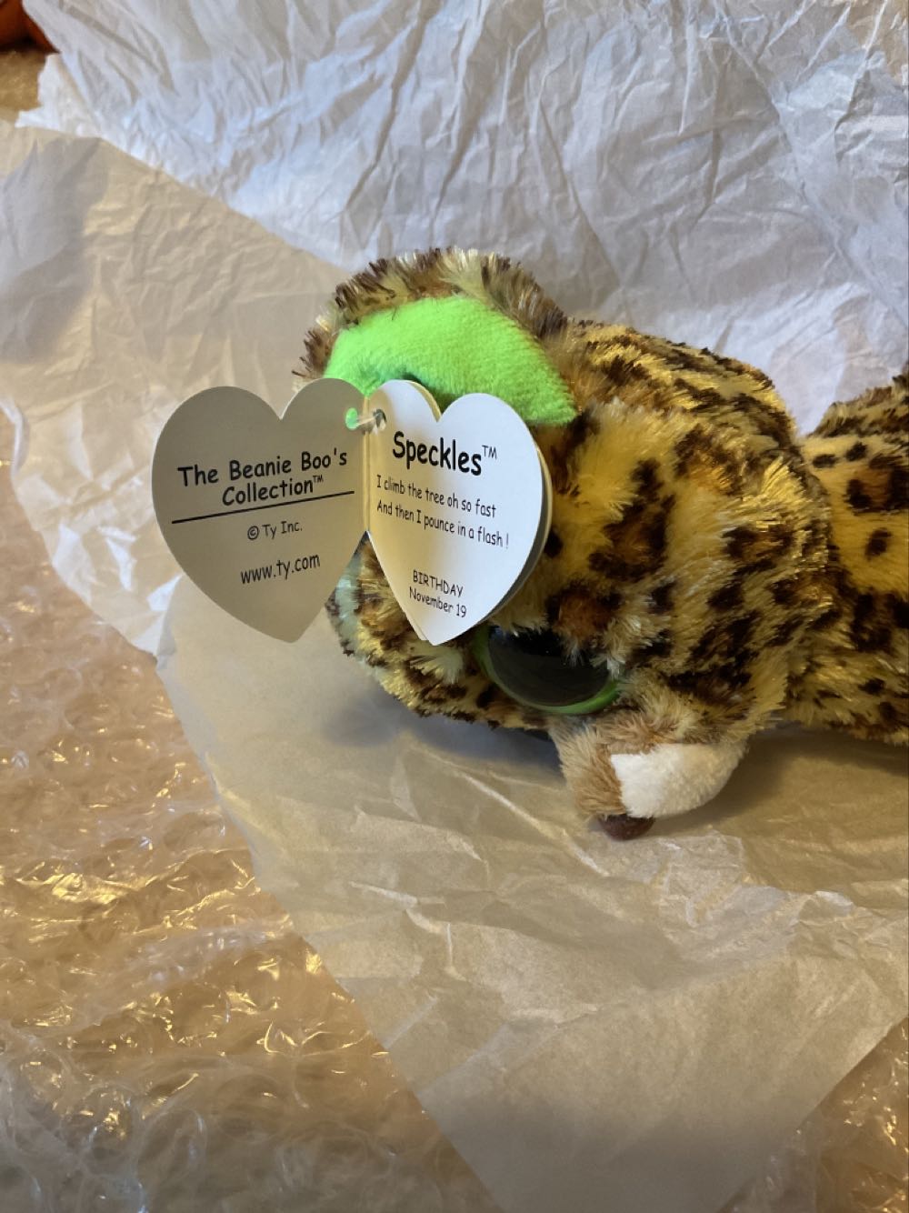 Speckles The Leopard - Beanie Boos  plush collectible [Barcode 008421360673] - Main Image 2