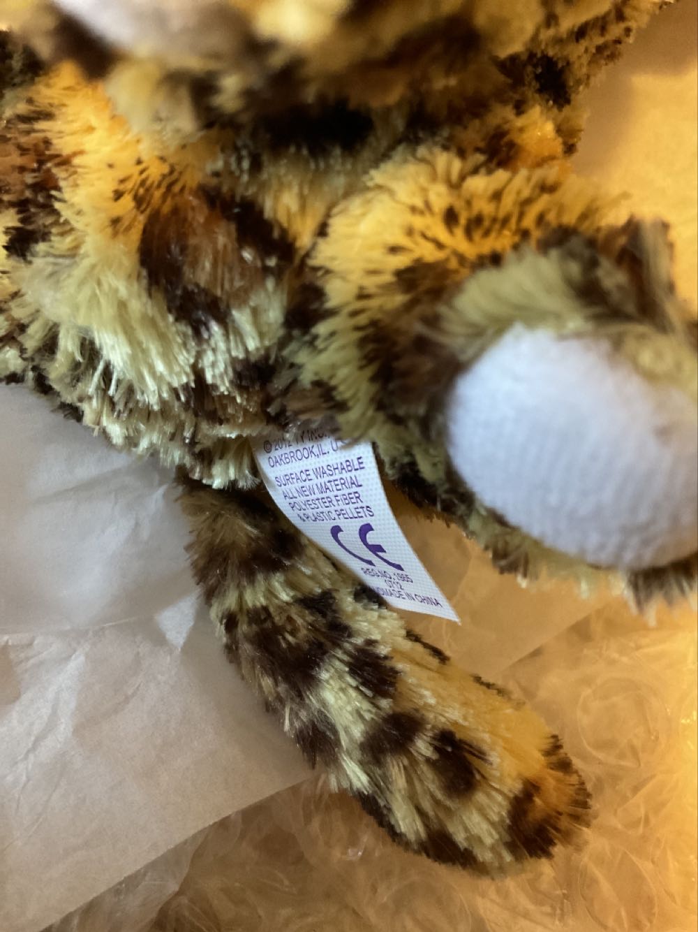Speckles The Leopard - Beanie Boos  plush collectible [Barcode 008421360673] - Main Image 4