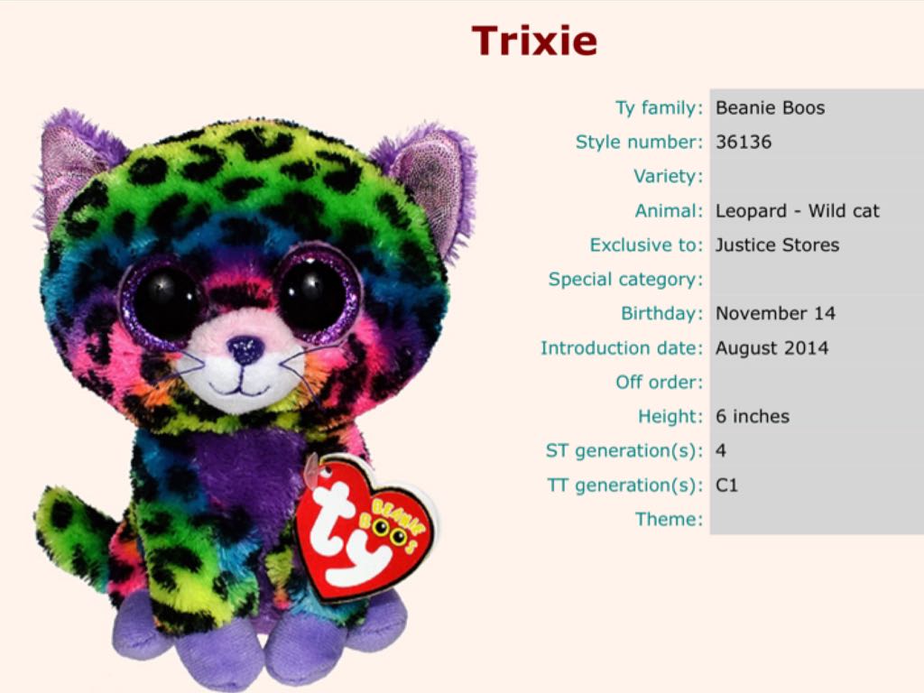 Trixie  plush collectible [Barcode 008421361366] - Main Image 2