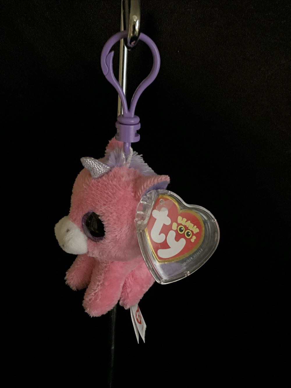 Ty BOOS Magic The Unicorn (Clip)  (United States) plush collectible [Barcode 008421365470] - Main Image 3