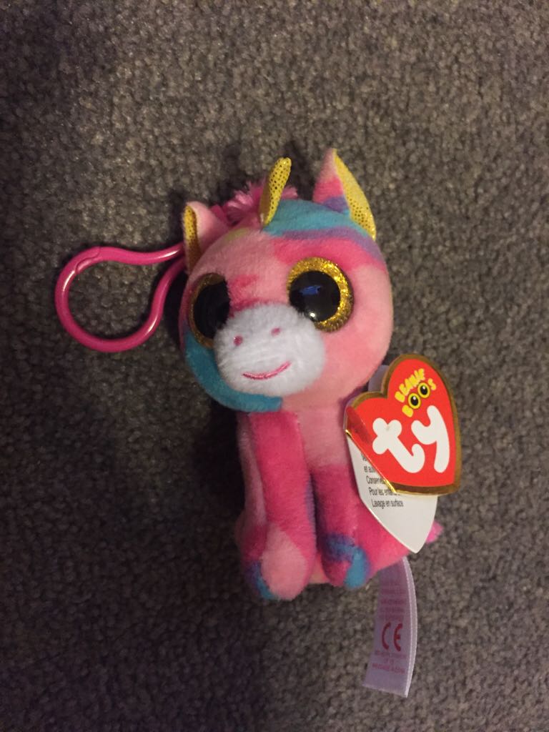Fantasia The Unicorn Clip  plush collectible [Barcode 008421366194] - Main Image 2