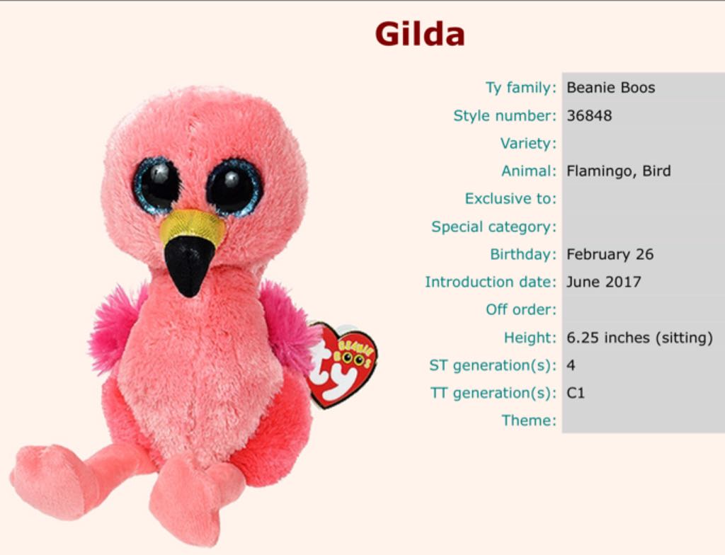 Gilda  (Canada) plush collectible [Barcode 008421368488] - Main Image 2