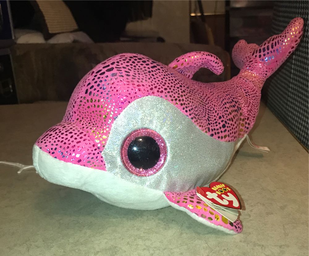 Beanie Boos - Sparkles the Dolphin  plush collectible [Barcode 008421370115] - Main Image 2