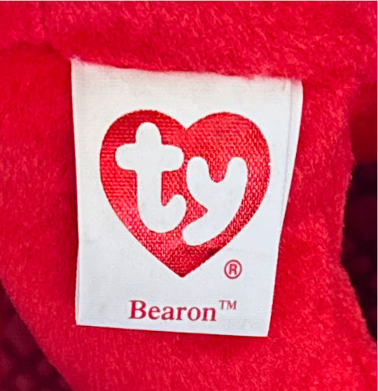 Bearon The Bear - Red  (United States) plush collectible [Barcode 008421400393] - Main Image 3