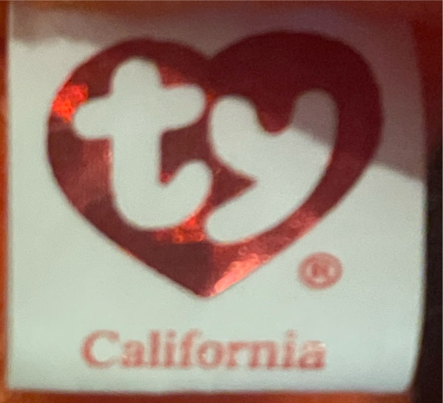 California the Bear - I ❤️  (United States) plush collectible [Barcode 008421400836] - Main Image 3