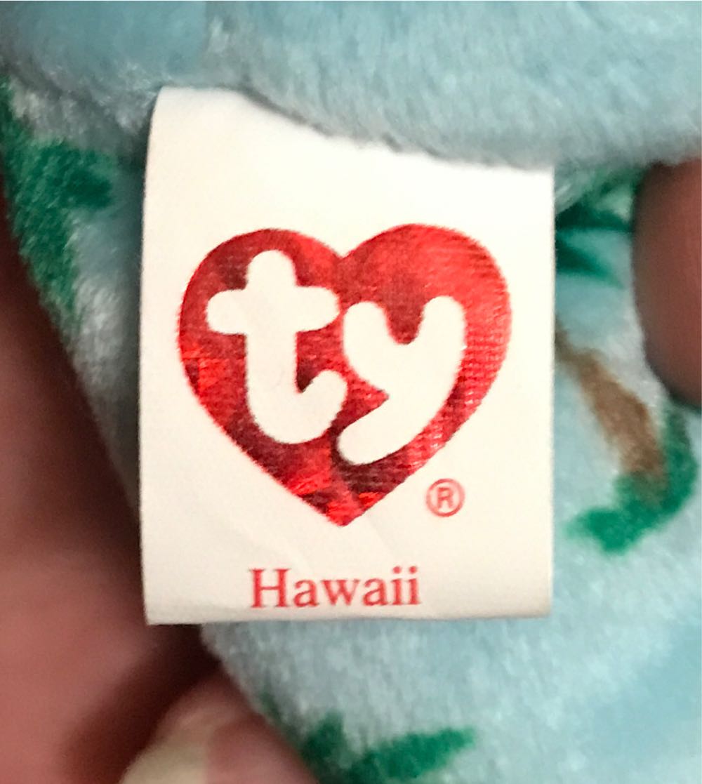 Hawaii The Bear - I ❤️  plush collectible [Barcode 008421401666] - Main Image 4