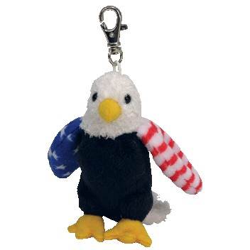 Soar The Eagle (Keyclip)  plush collectible [Barcode 008421403691] - Main Image 1