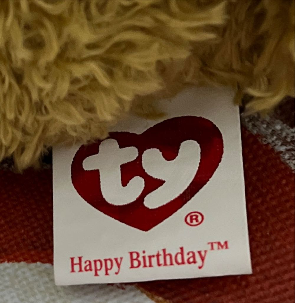 HAPPY BIRTHDAY the Bear 🐻 🎂  plush collectible [Barcode 008421405329] - Main Image 3