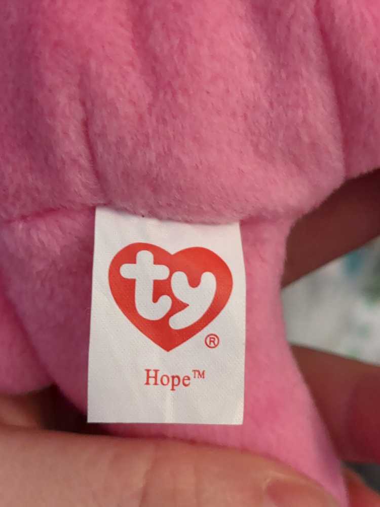 Hope The Bear (Breast Cancer Awareness)  (United States) plush collectible [Barcode 008421408337] - Main Image 2