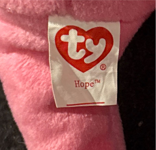 Hope The Bear (Breast Cancer Awareness)  (United States) plush collectible [Barcode 008421408337] - Main Image 3