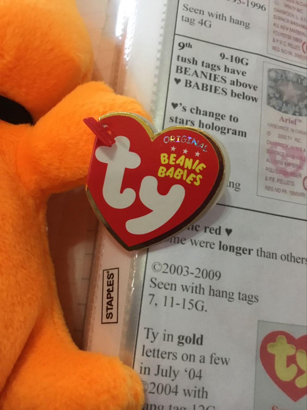 Haunt The Orange Ghost 👻  plush collectible [Barcode 008421409297] - Main Image 3