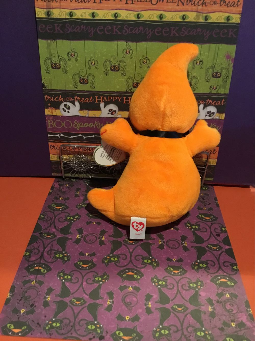Haunt The Orange Ghost 👻  plush collectible [Barcode 008421409297] - Main Image 4