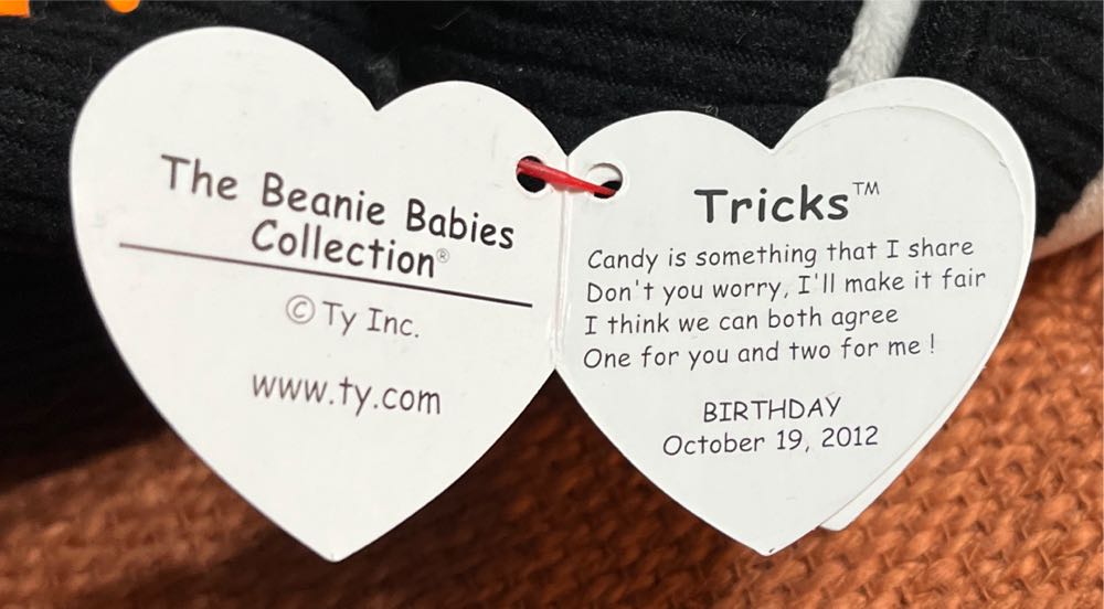 TRICKS the Skeleton Sock Monkey 🐒 🎃  plush collectible [Barcode 008421409662] - Main Image 2