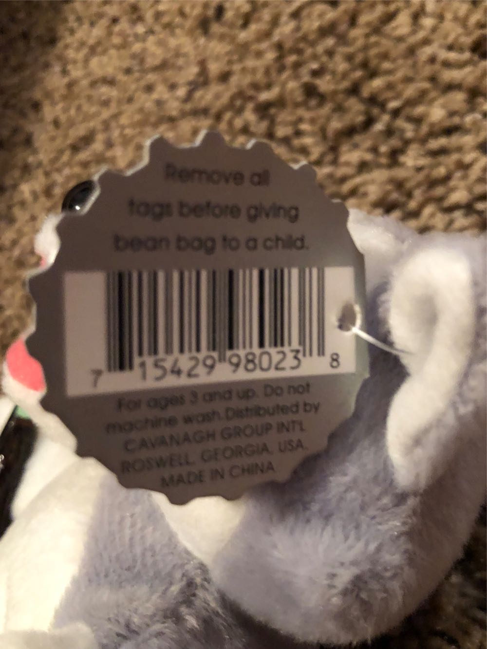 COCA-COLA Husky (with Coke Bottle)  plush collectible [Barcode 715429980238] - Main Image 2