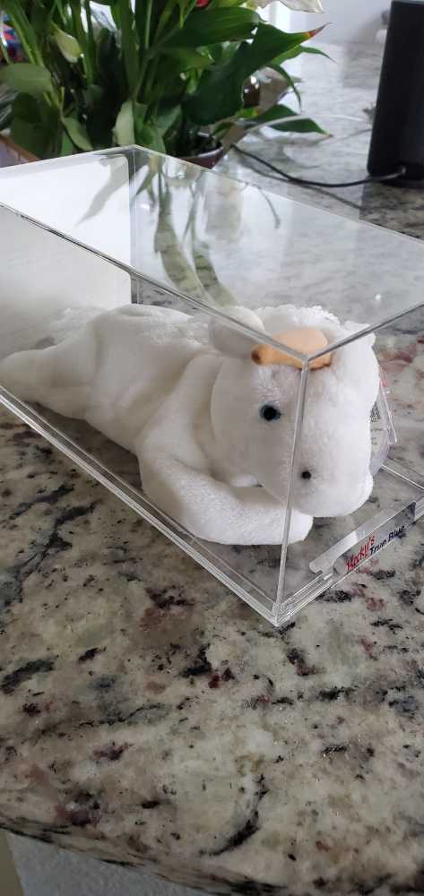 Mystic the Unicorn (Tan Horn Fine Mane)  plush collectible - Main Image 4