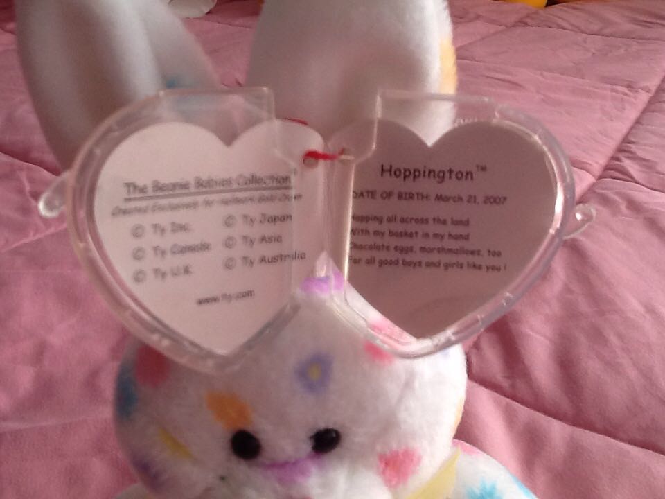 Hoppington The Bunny Rabbit  plush collectible - Main Image 2