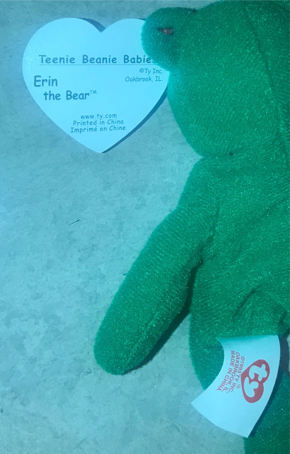 #1999 International Bear - Erin the Bear  plush collectible - Main Image 4