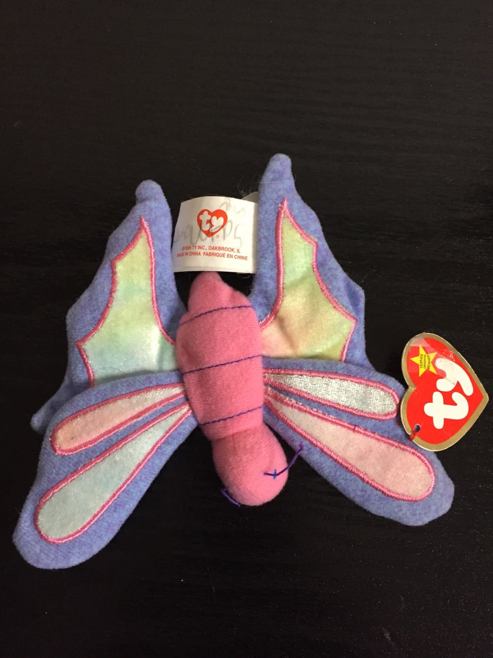 2000 McDonald’s #8 Flitter the Butterfly  plush collectible - Main Image 2