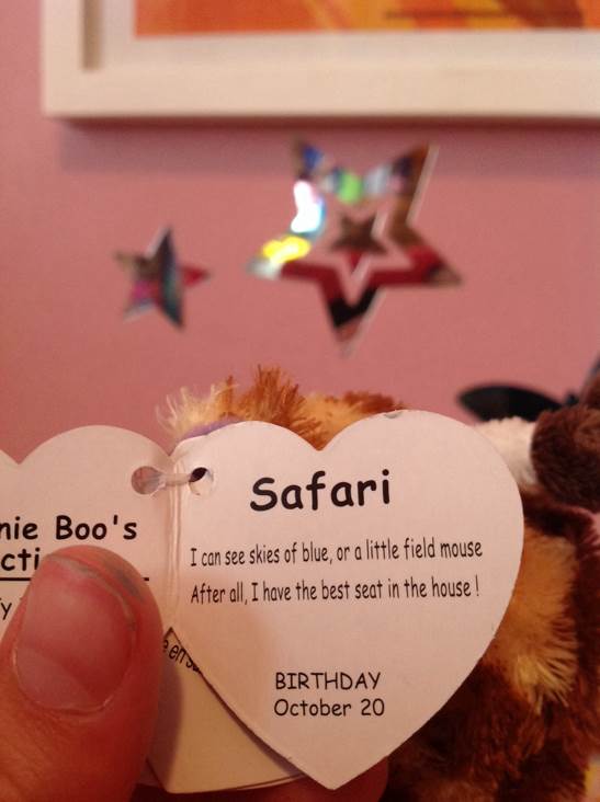 Beanie Boos - Safari The Giraffe  plush collectible - Main Image 2