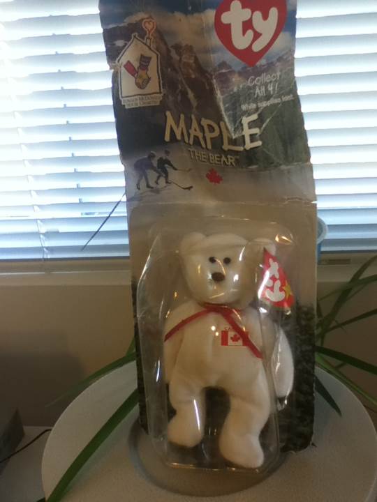 Libearty The Bear (2000 McDonalds Teenie Beanie American Trio #1)  plush collectible - Main Image 2