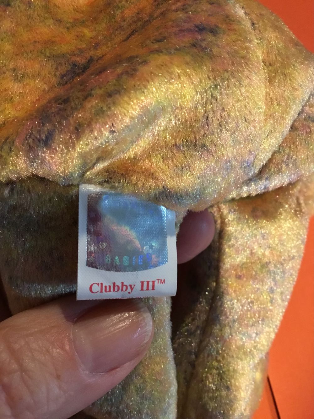 Clubby III the Bear  🐻 (Ty Store Exclusive).   L  plush collectible - Main Image 4