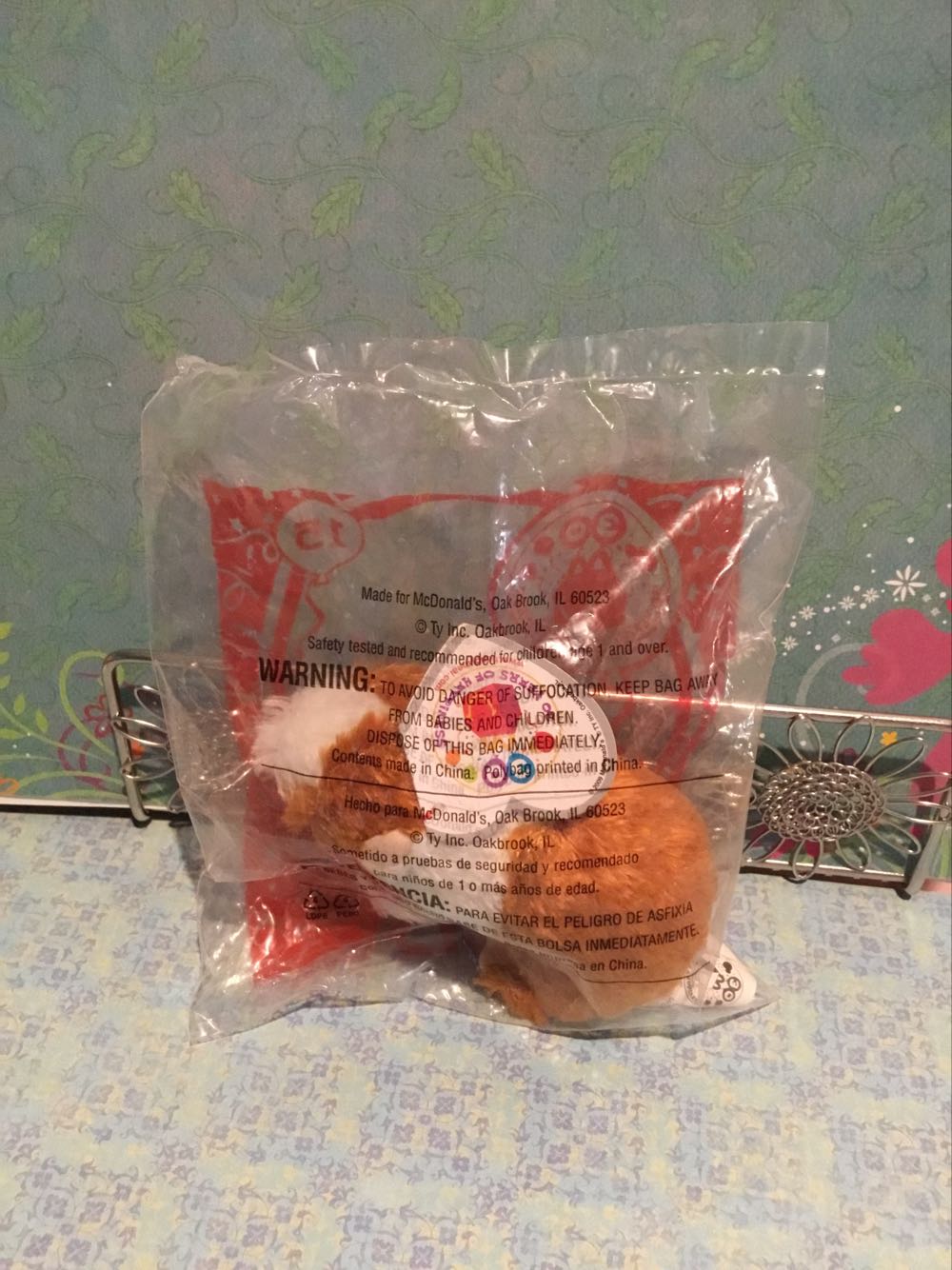 Fluffball The Guinea Pig 🐹 #15 (2009 McDonald’s Teenie)  plush collectible - Main Image 2