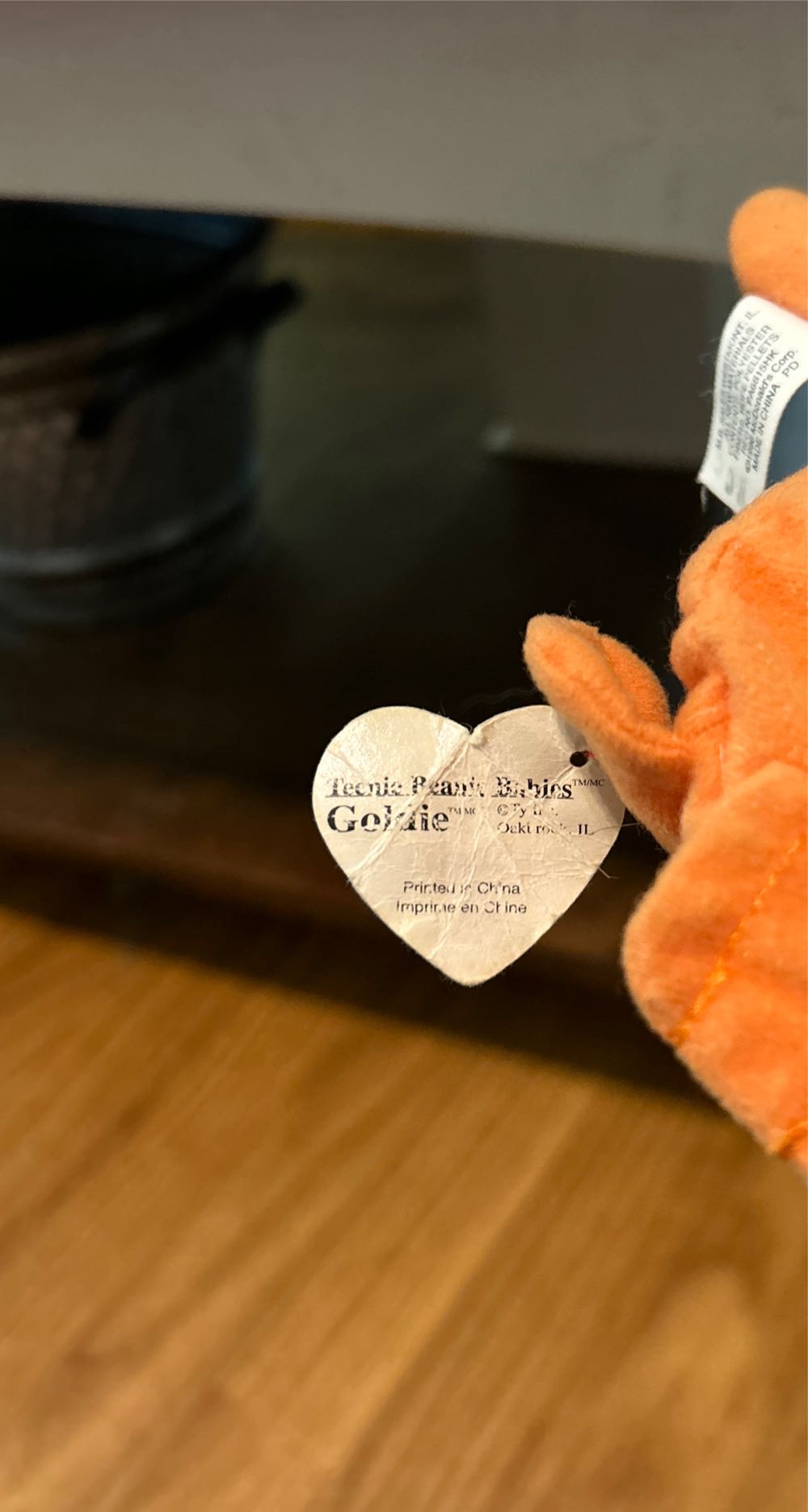 Goldie the Goldfish - Teenie Beanie  plush collectible - Main Image 4