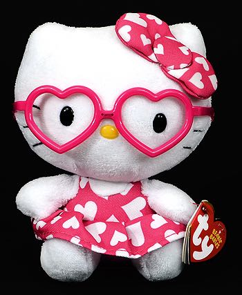 Hello Kitty Heart Shaped Glasses plush collectible - Main Image 1