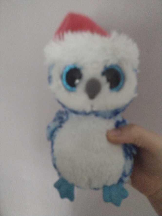 Icicles the Holiday Owl  plush collectible - Main Image 3
