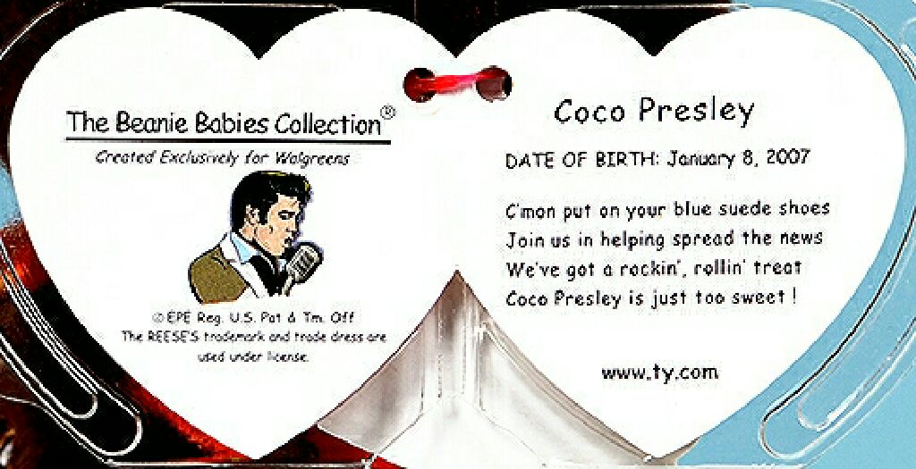 Coco Presley the bear (V1)  plush collectible - Main Image 2