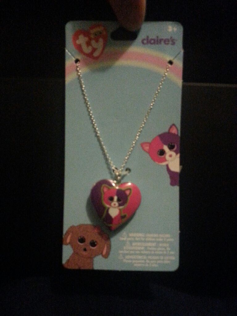 Jewelry - Beanie Boo Pellie Locket Necklace  plush collectible - Main Image 1