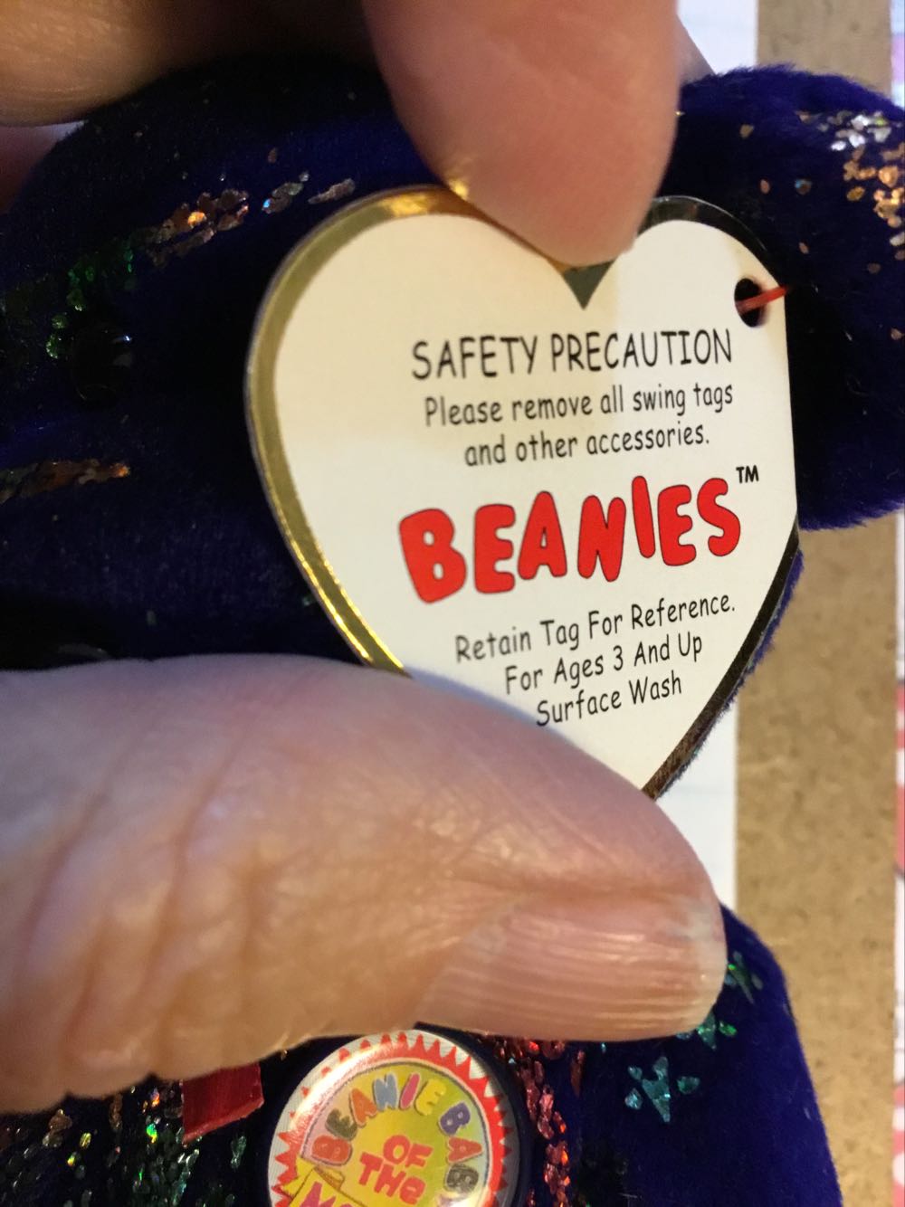 Comet Beanie Baby Of The Month. L 🐻  plush collectible - Main Image 2