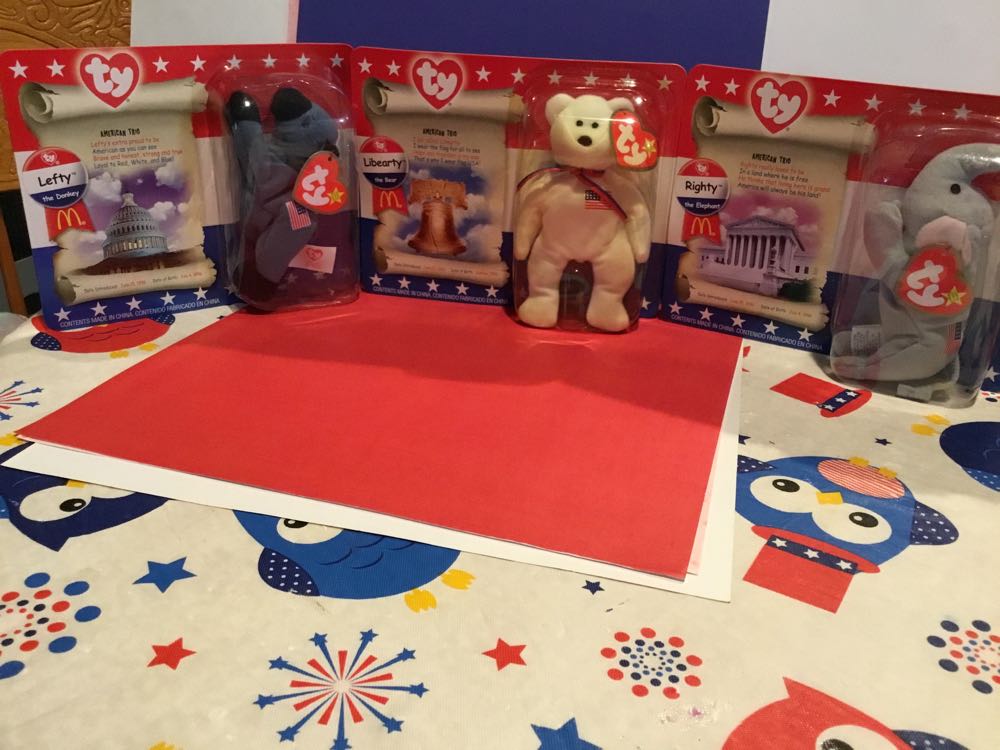 Libearty The Bear 🐻 L. 2000 McDonald’s American Trio 2 of 3  plush collectible - Main Image 3