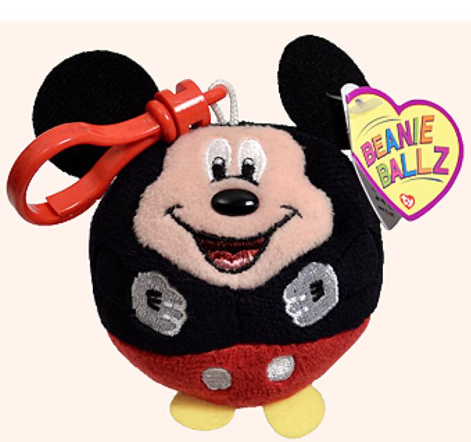 Ballz Clip Mickey Mouse  plush collectible - Main Image 2