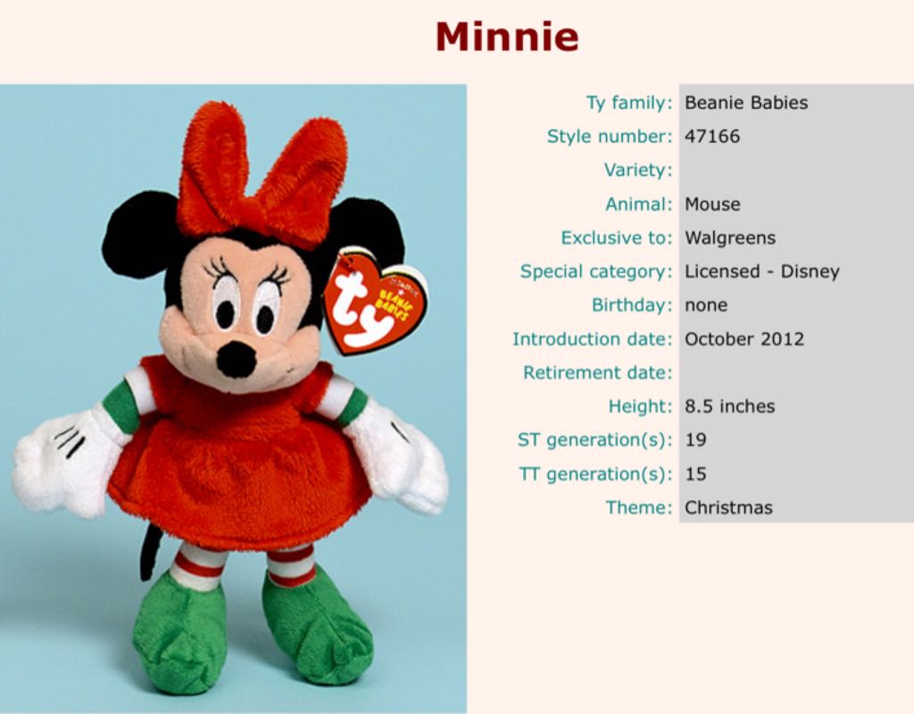 Disney - Minnie Mouse  plush collectible - Main Image 2