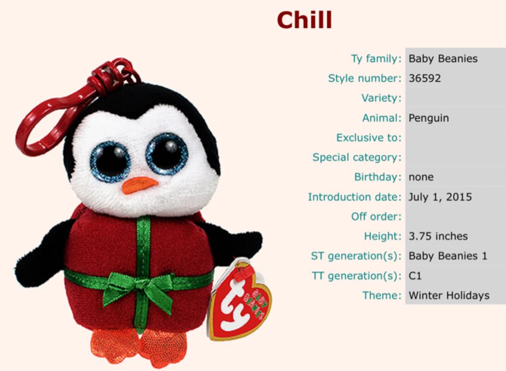 Baby Beanie Chill  plush collectible - Main Image 2
