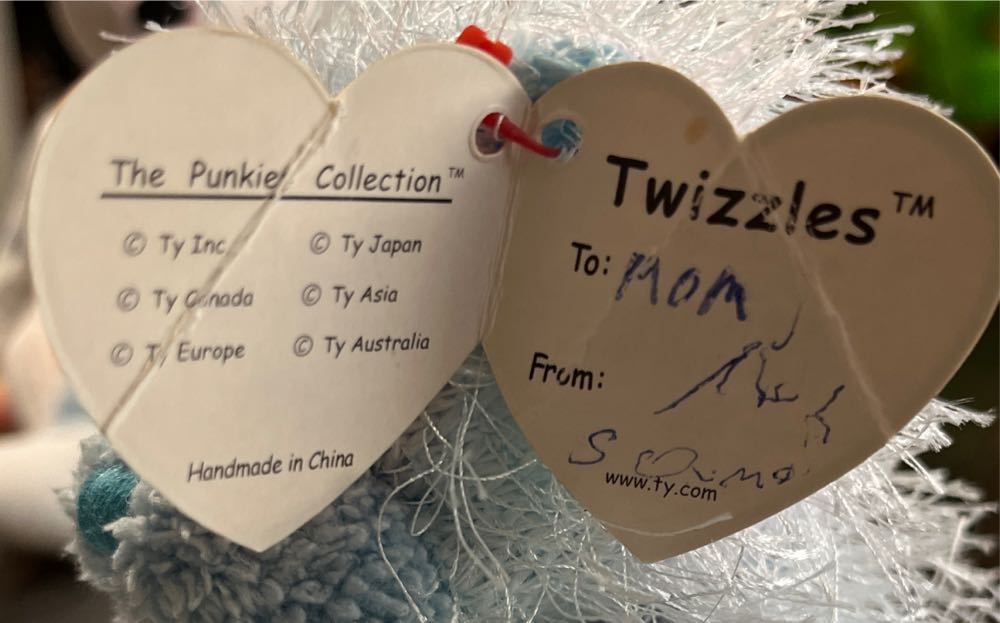 Twizzles The Bear - Punkies  plush collectible [Barcode 008421004027] - Main Image 2