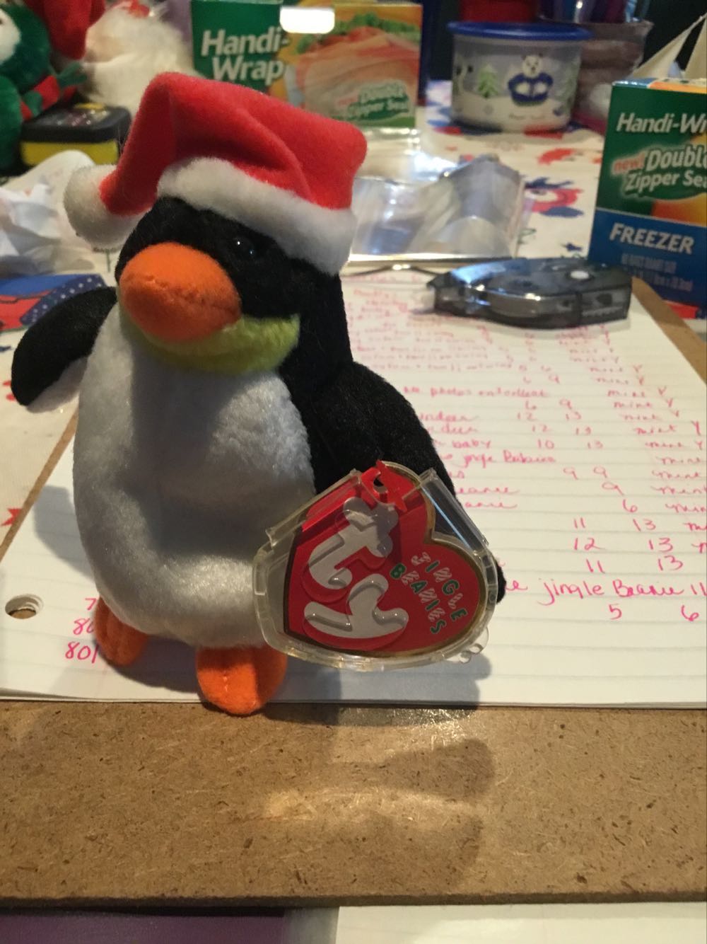 Zero the Penguin - Jingle Beanie  (China) plush collectible [Barcode 008421035236] - Main Image 3