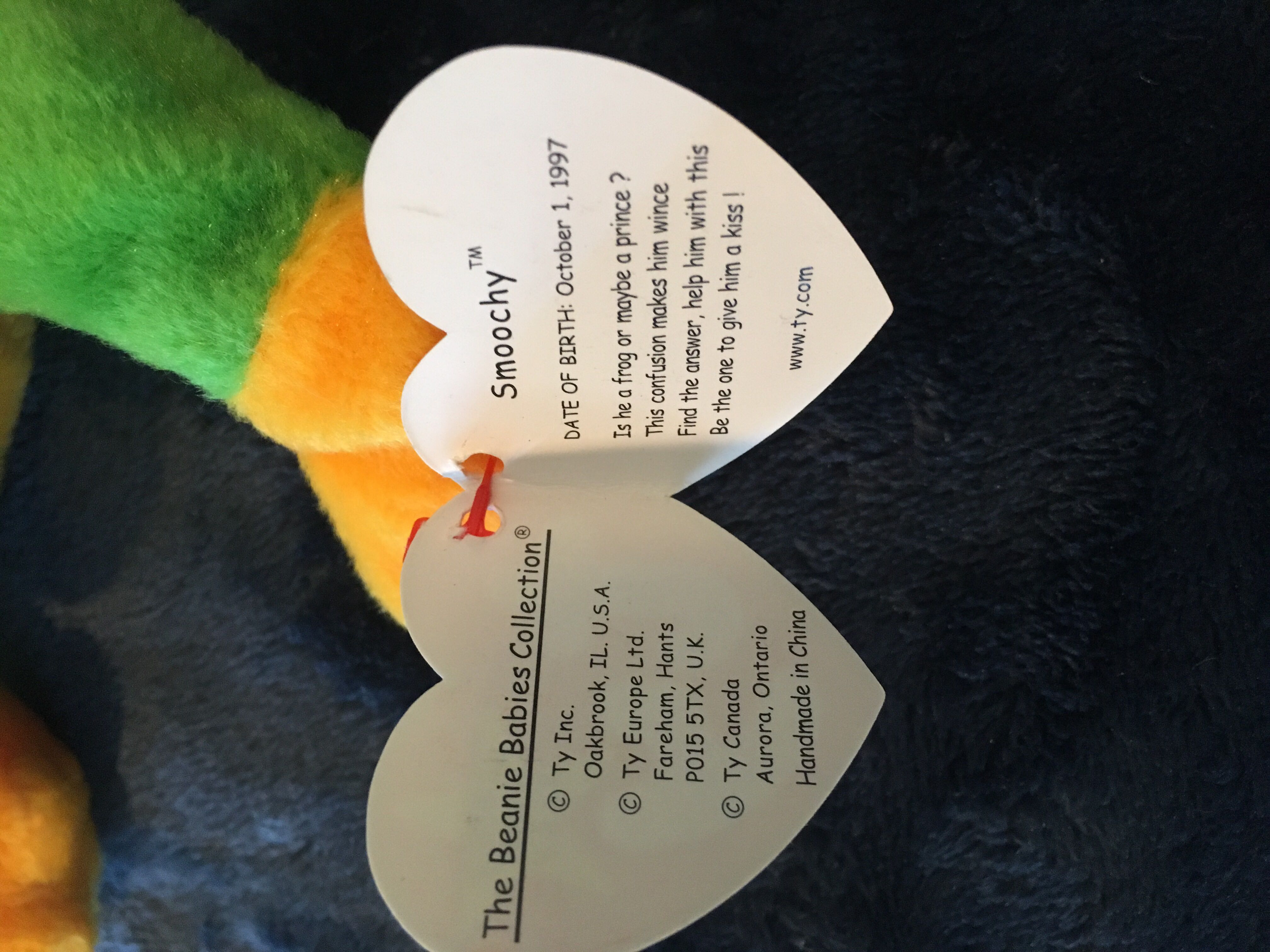 Smoochy The Frog  (United States) plush collectible [Barcode 008421040391] - Main Image 3