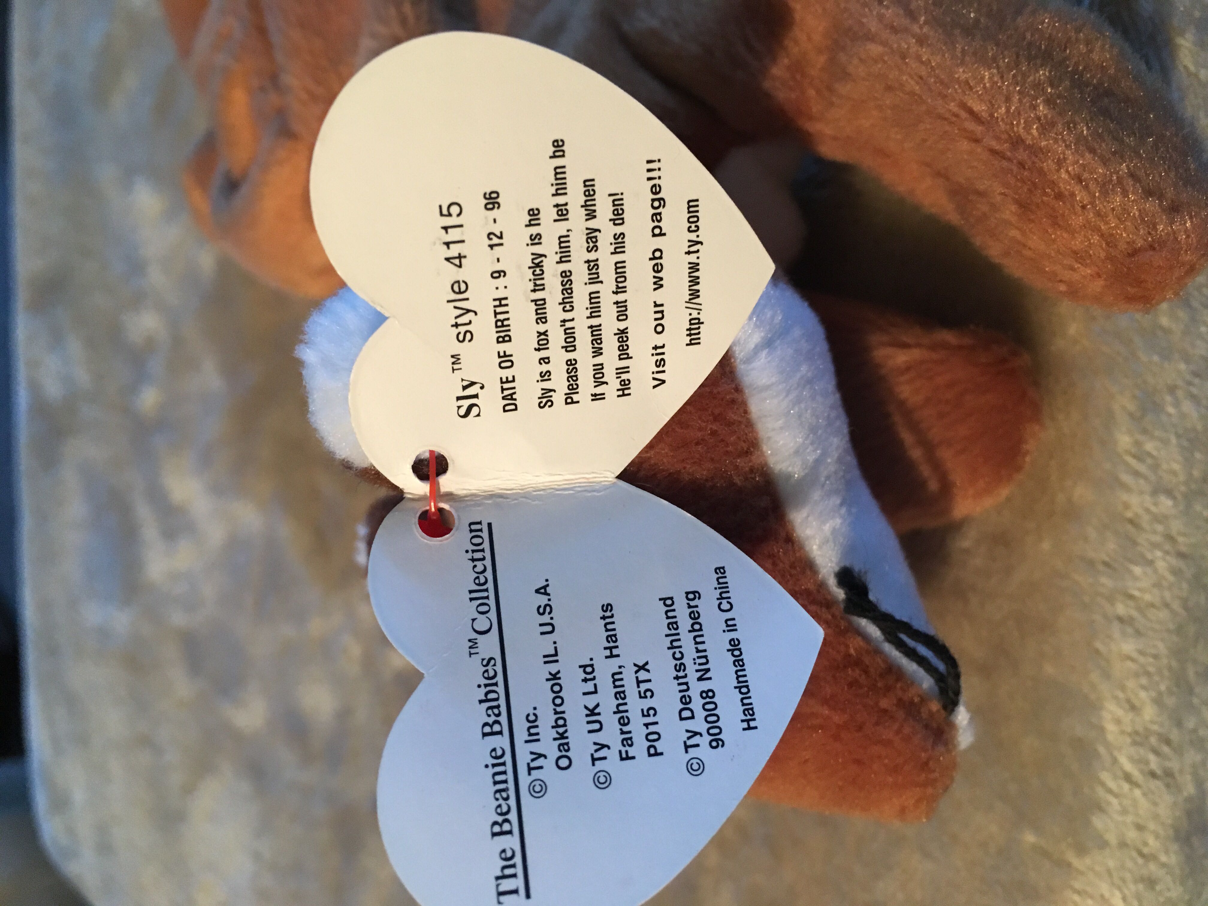 Sly The Fox  (United States) plush collectible [Barcode 008421041152] - Main Image 3