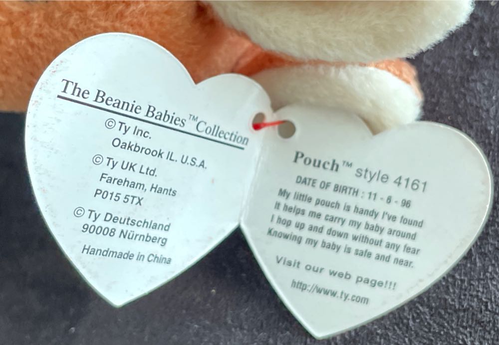 Pouch the Kangaroo  (United States) plush collectible [Barcode 008421041619] - Main Image 3