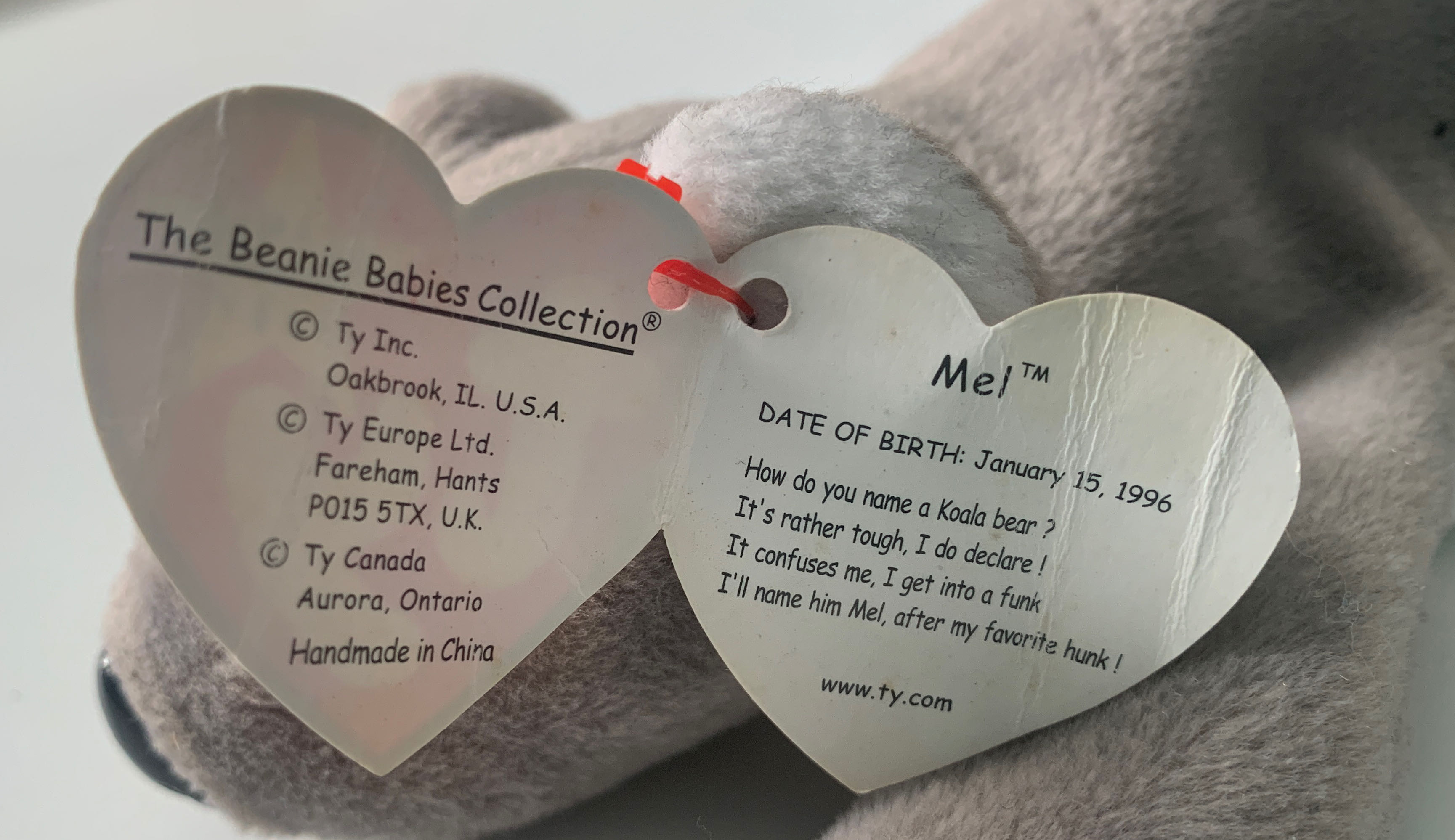 Mel The Koala  (United States) plush collectible [Barcode 008421041626] - Main Image 3