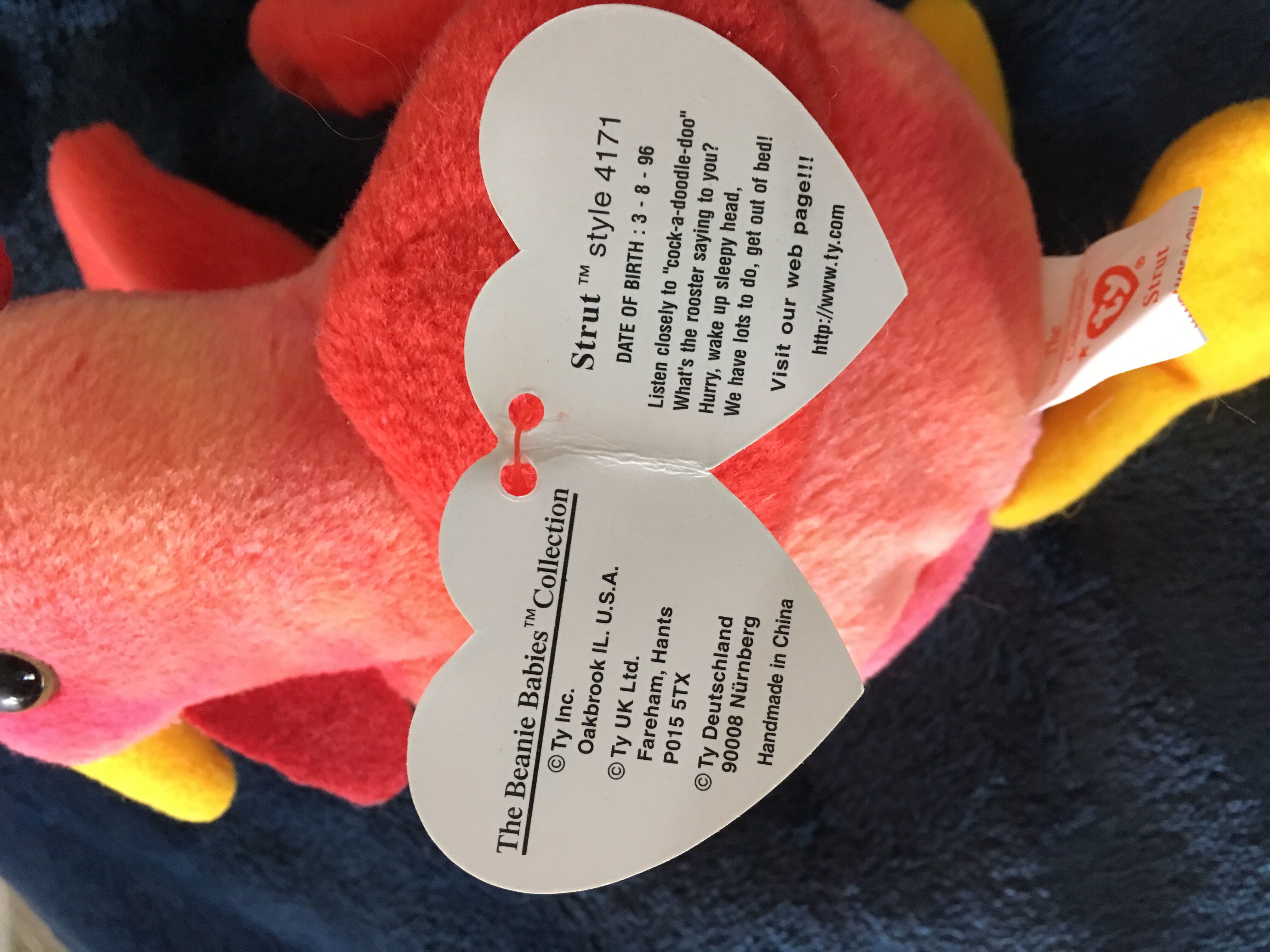 Doodle the Rooster  (United States) plush collectible [Barcode 008421041718] - Main Image 3