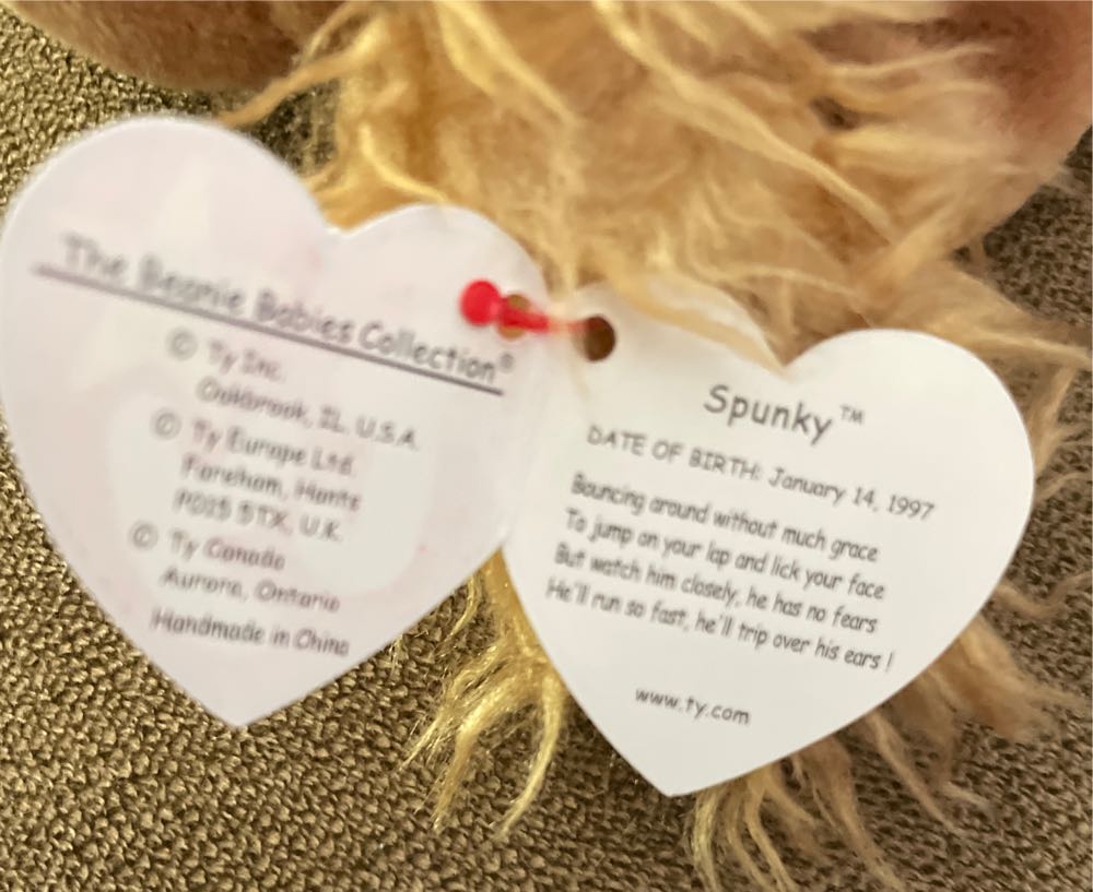 Spunky The Cocker Spaniel Dog  (United States) plush collectible [Barcode 008421041848] - Main Image 3