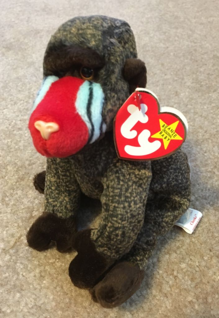 Cheeks The Baboon Monkey - 1 Available  (United States) plush collectible [Barcode 008421042500] - Main Image 2