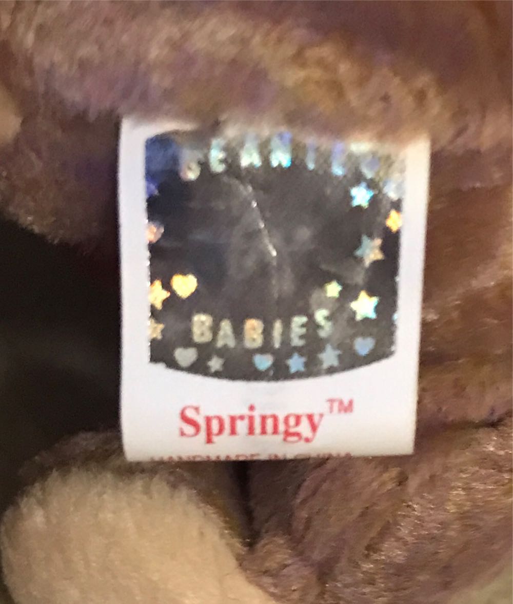 Springy The Bunny Rabbit 1 Available  (United States) plush collectible [Barcode 008421042722] - Main Image 4