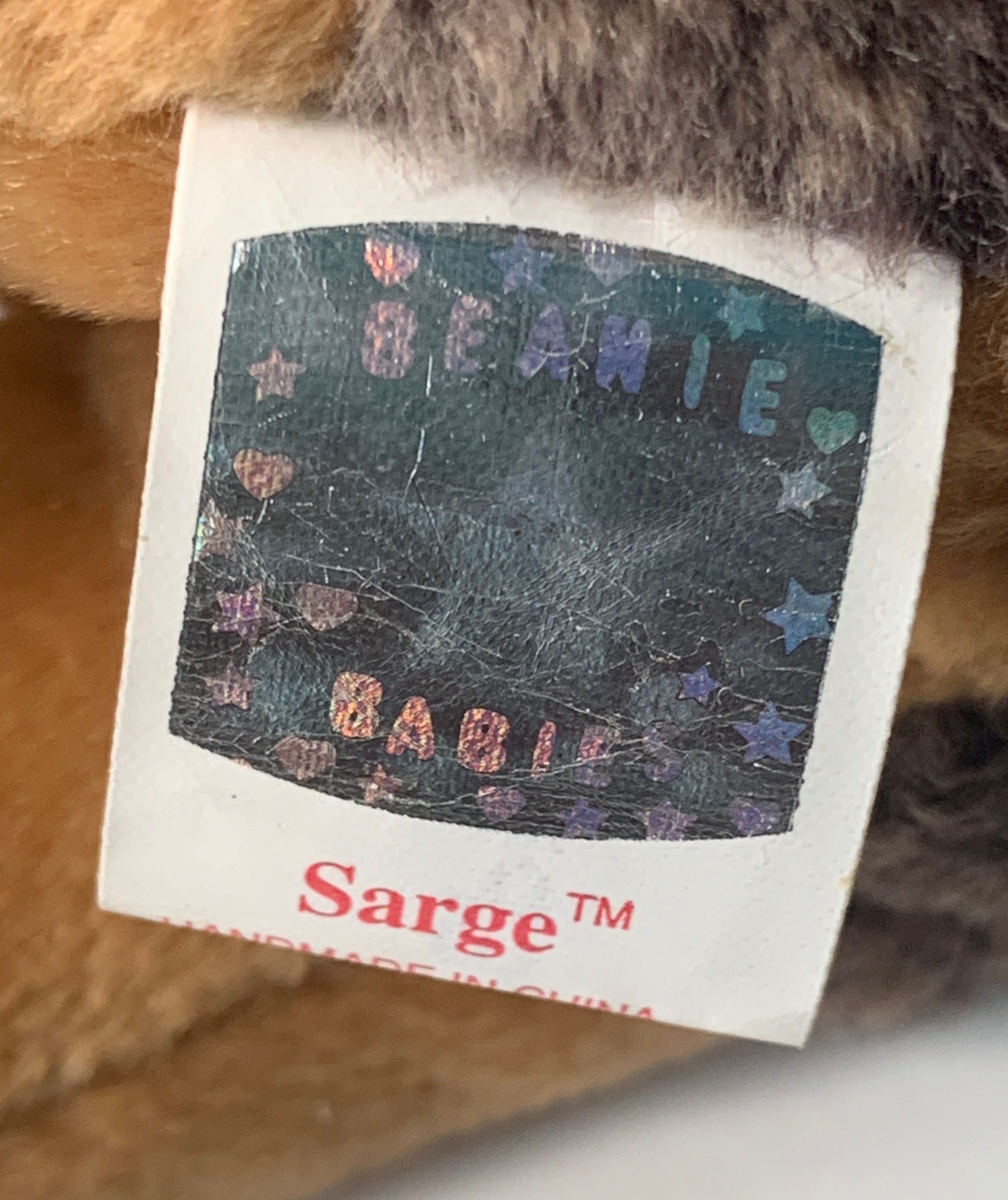 Sarge The German Shepherd Dog  (United States) plush collectible [Barcode 008421042777] - Main Image 4
